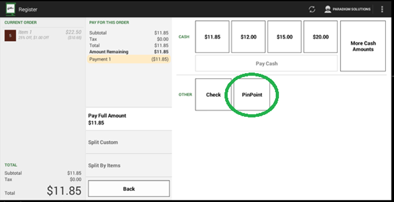 PinPoint_Rewards_Clover_Pay_Screen